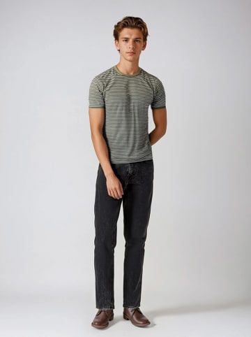 Weekday Shirt in Khaki/ Weiß