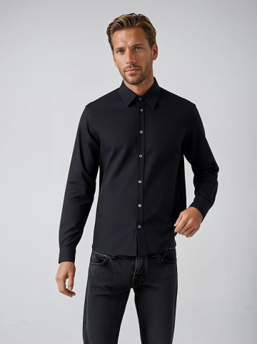 Weekday Hemd - Regular fit - in Schwarz