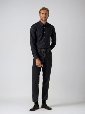 Weekday Hemd - Regular fit - in Schwarz