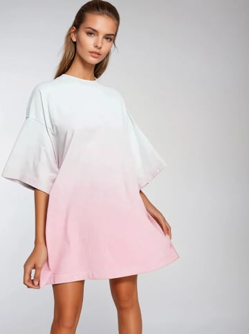 Weekday Shirt in Rosa/ Weiß