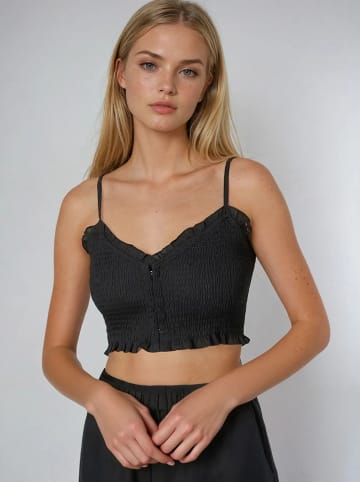 Weekday Top w kolorze czarnym