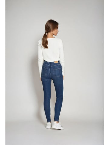 Monki Spijkerbroek - slim fit - blauw