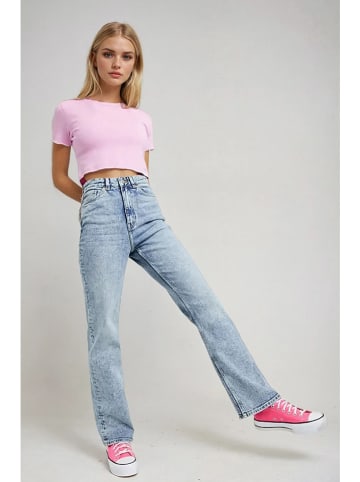 Monki Jeans - Regular fit - in Hellblau