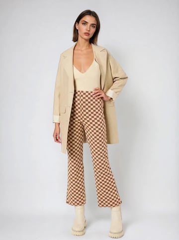 Monki Hose in Beige/ Braun