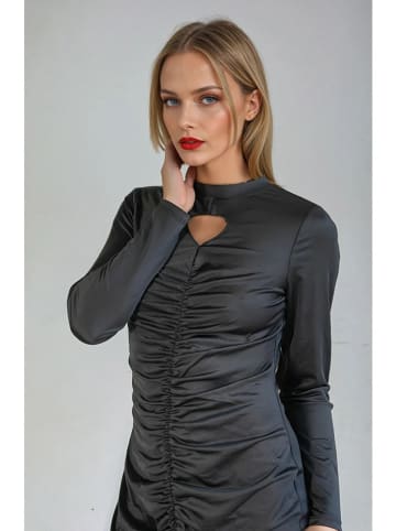 Monki Sukienka w kolorze antracytowym