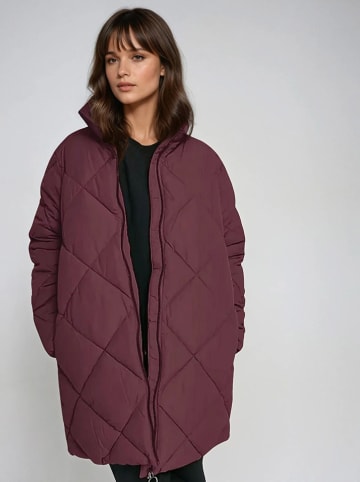Monki Winterjas bordeaux