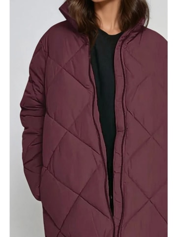 Monki Winterjas bordeaux