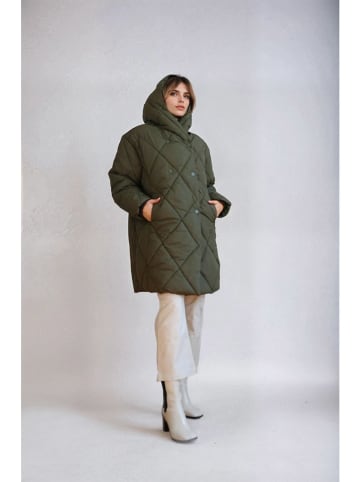 Monki Winterjacke in Khaki