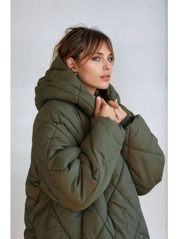 Monki Kurtka zimowa w kolorze khaki