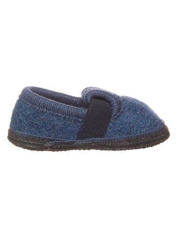 lamino Gebreide pantoffels donkerblauw/antraciet