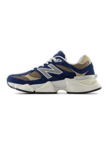 New Balance Skórzane sneakersy "9060" w kolorze granatowo-beżowym