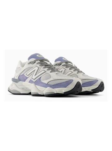 New Balance Leder-Sneakers "9060" in Grau/ Blau