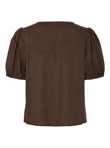 Pieces Top "Frieda" in Braun