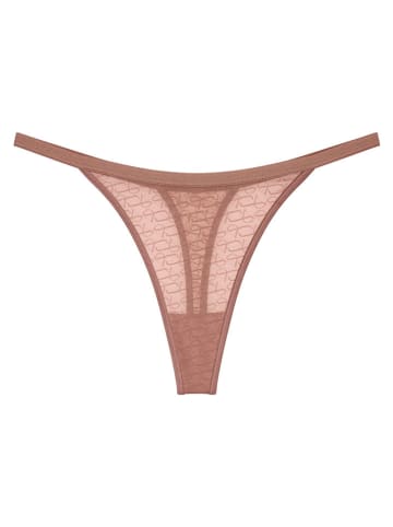 Triumph Stringi "Signature Sheer" w kolorze beżowym