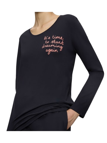 Triumph Pyjama in Schwarz