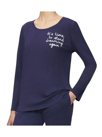 Triumph Pyjama in Dunkelblau