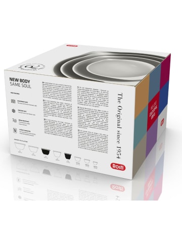 Rosti 4tlg. Set: Rührschüsseln "Margrethe" in Weiß