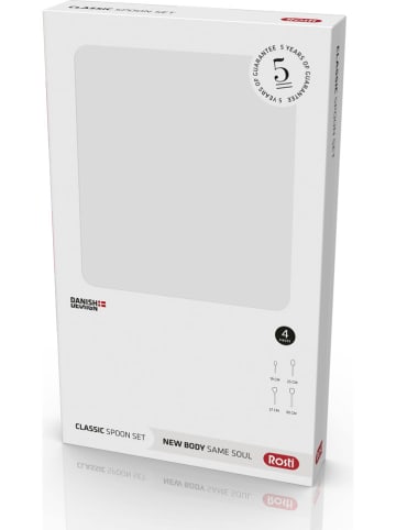 Rosti 4-delige set: roerlepels "Classic" wit