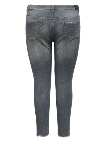 ONLY Carmakoma Dżinsy - Skinny fit - w kolorze szarym