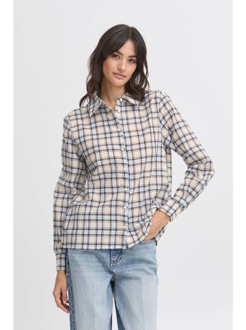 b.young Hemd in Hellblau/ Beige