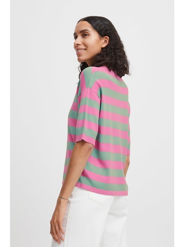 b.young Pullover in Pink/ Grün