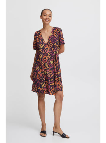 b.young Kleid in Schwarz/ Orange