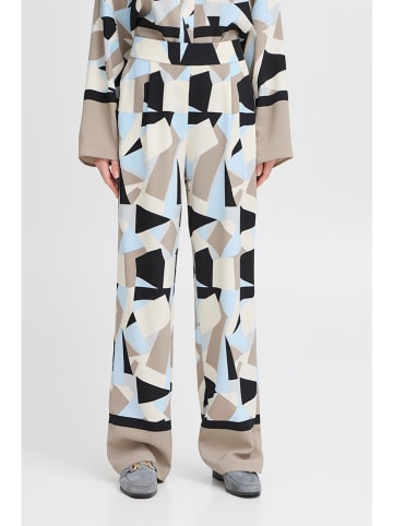 b.young Hose in Hellblau/ Beige