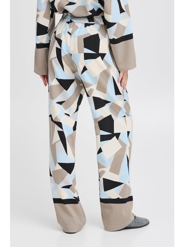 b.young Broek lichtblauw/beige