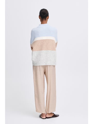 b.young Trui lichtblauw/grijs/beige