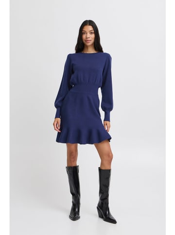 b.young Strickkleid in Dunkelblau
