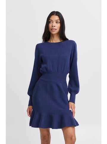 b.young Strickkleid in Dunkelblau