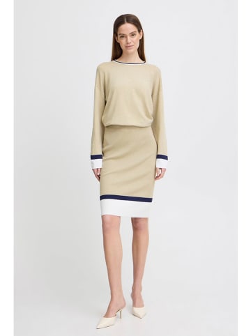 b.young Strickrock in Beige