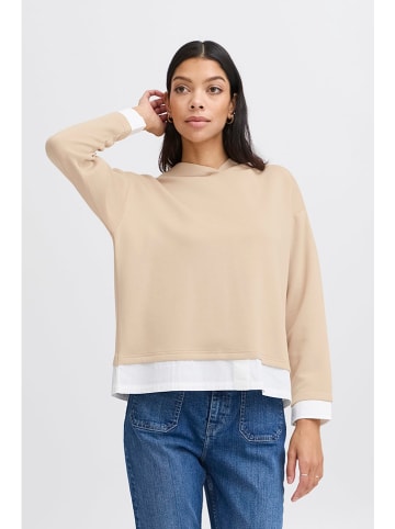 b.young Bluza w kolorze beżowym