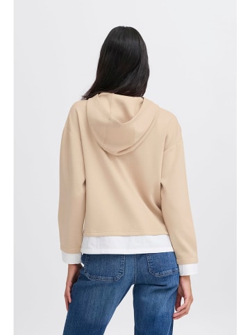b.young Hoodie beige