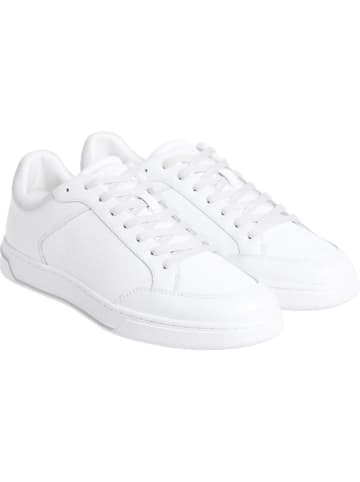 Calvin Klein Leren sneakers wit