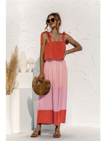 Ariel Tesoro Jurk rood/lichtroze