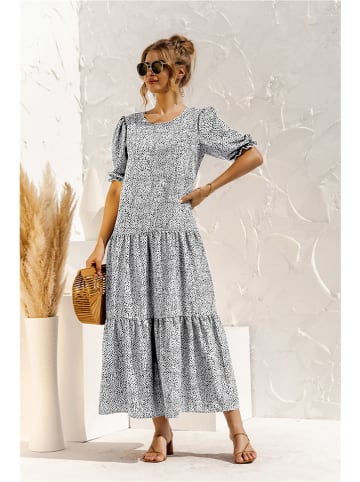 Ariel Tesoro Kleid in Schwarz/ Weiß