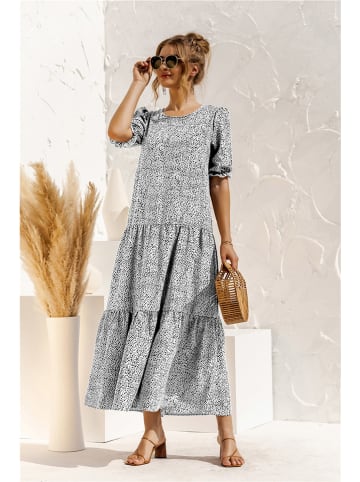 Ariel Tesoro Kleid in Schwarz/ Weiß