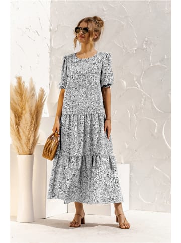 Ariel Tesoro Kleid in Schwarz/ Weiß