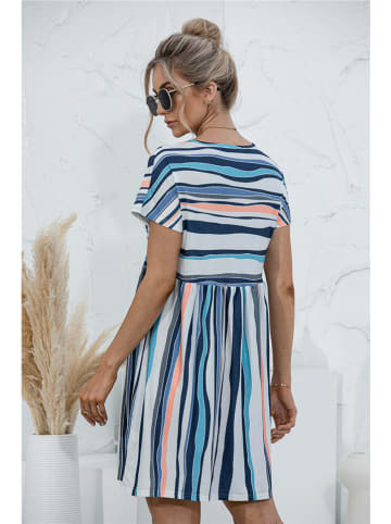 Ariel Tesoro Kleid in Dunkelblau/ Weiß