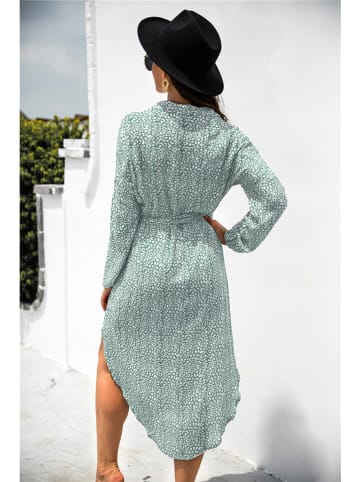 Ariel Tesoro Kleid in Mint/ Weiß
