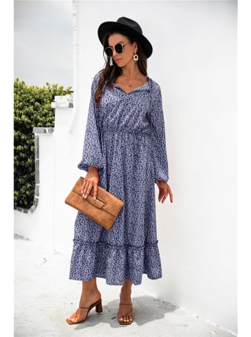 Ariel Tesoro Kleid in Dunkelblau/ Weiß