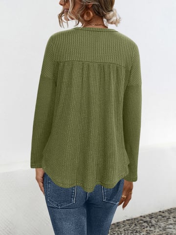 Ariel Tesoro Bluse in Khaki