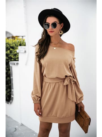 Ariel Tesoro Kleid in Beige