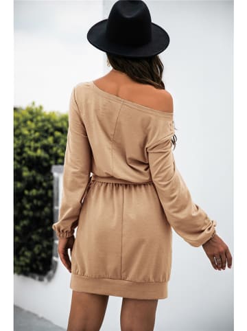 Ariel Tesoro Kleid in Beige