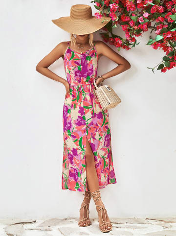 Ariel Tesoro Kleid in Lila/ Beige