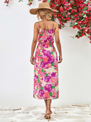 Ariel Tesoro Kleid in Lila/ Beige