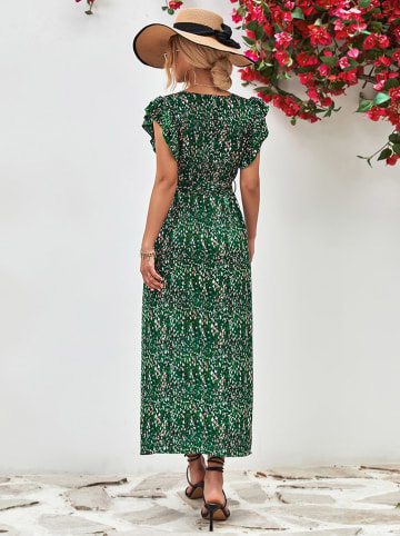 Ariel Tesoro Kleid in Grün/ Schwarz