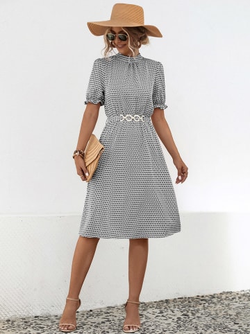 Ariel Tesoro Kleid in Schwarz/ Weiß