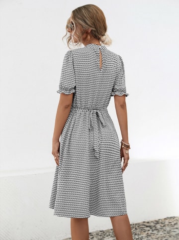 Ariel Tesoro Kleid in Schwarz/ Weiß